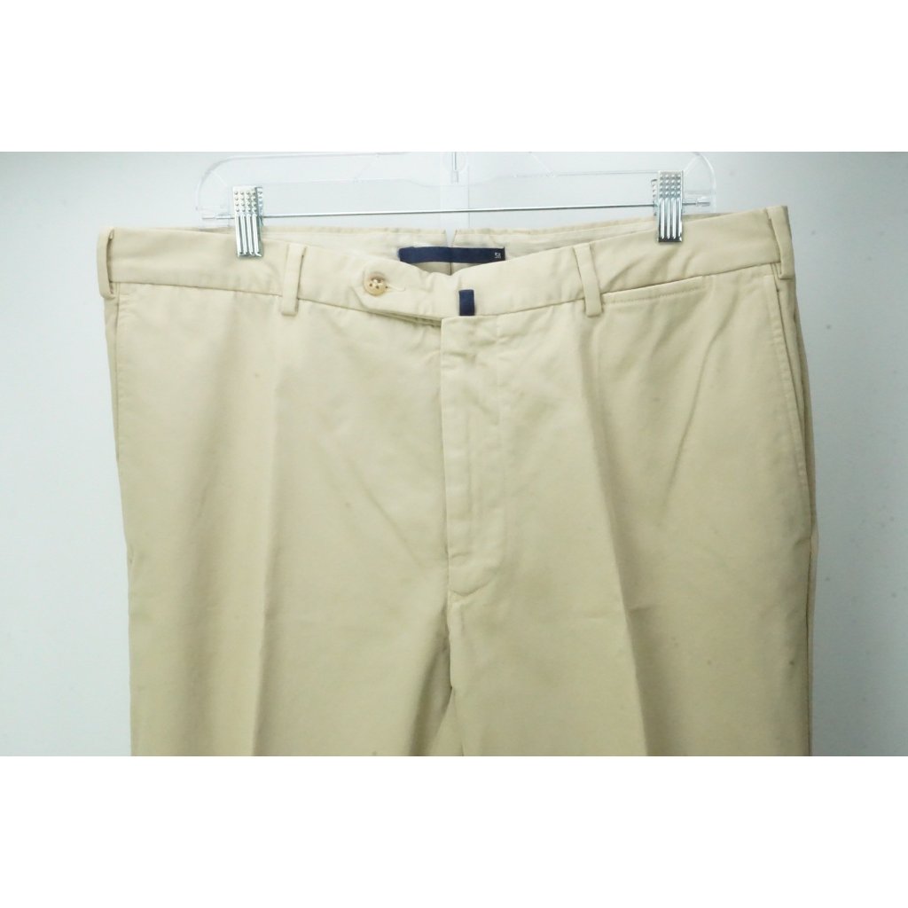 Incotex Khaki Brown 100 Cotton Chino Pants Trousers 56 Eu Brand New